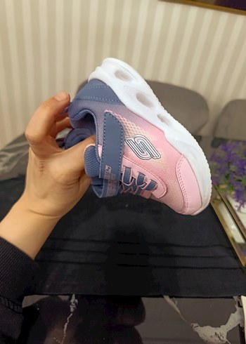 Kız Çocuk Pembe Spor Ayakkabı Velcro Bağcıklı - Görsel 8