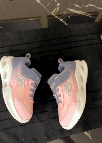 Kız Çocuk Pembe Spor Ayakkabı Velcro Bağcıklı - Görsel 13