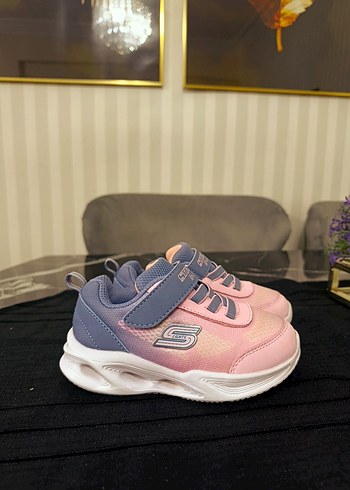 Kız Çocuk Pembe Spor Ayakkabı Velcro Bağcıklı - Görsel 2