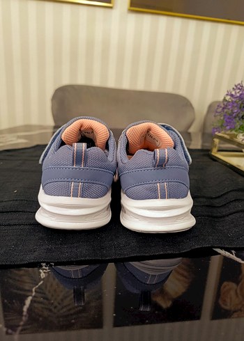 Kız Çocuk Pembe Spor Ayakkabı Velcro Bağcıklı - Görsel 4