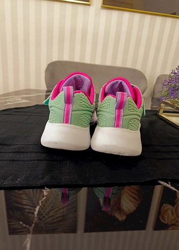 Kız Çocuk Çok Renkli Yılan Desenli Spor Ayakkabı - Görsel 2