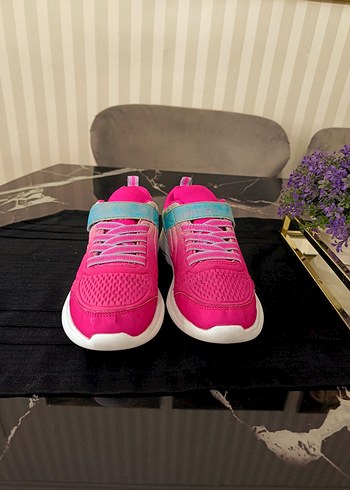 Kız Çocuk Çok Renkli Yılan Desenli Spor Ayakkabı - Görsel 5