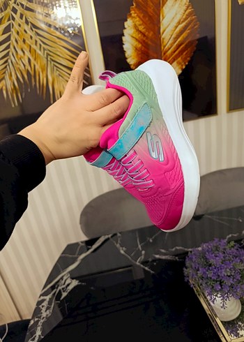 Kız Çocuk Çok Renkli Yılan Desenli Spor Ayakkabı - Görsel 8