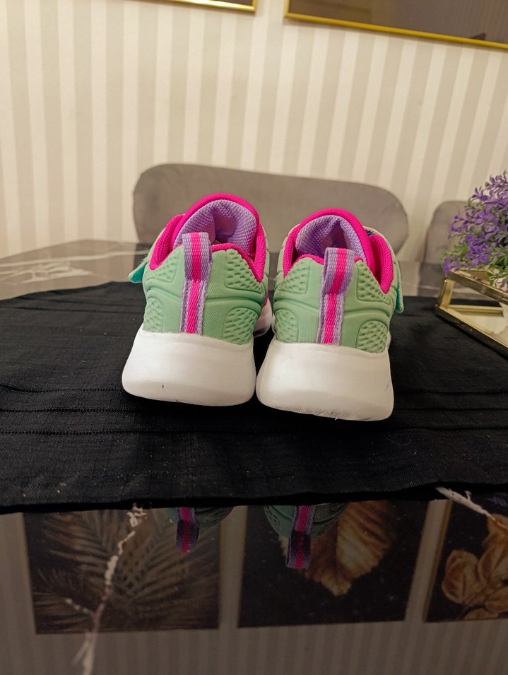 Kız Çocuk Çok Renkli Yılan Desenli Spor Ayakkabı - Görsel 2