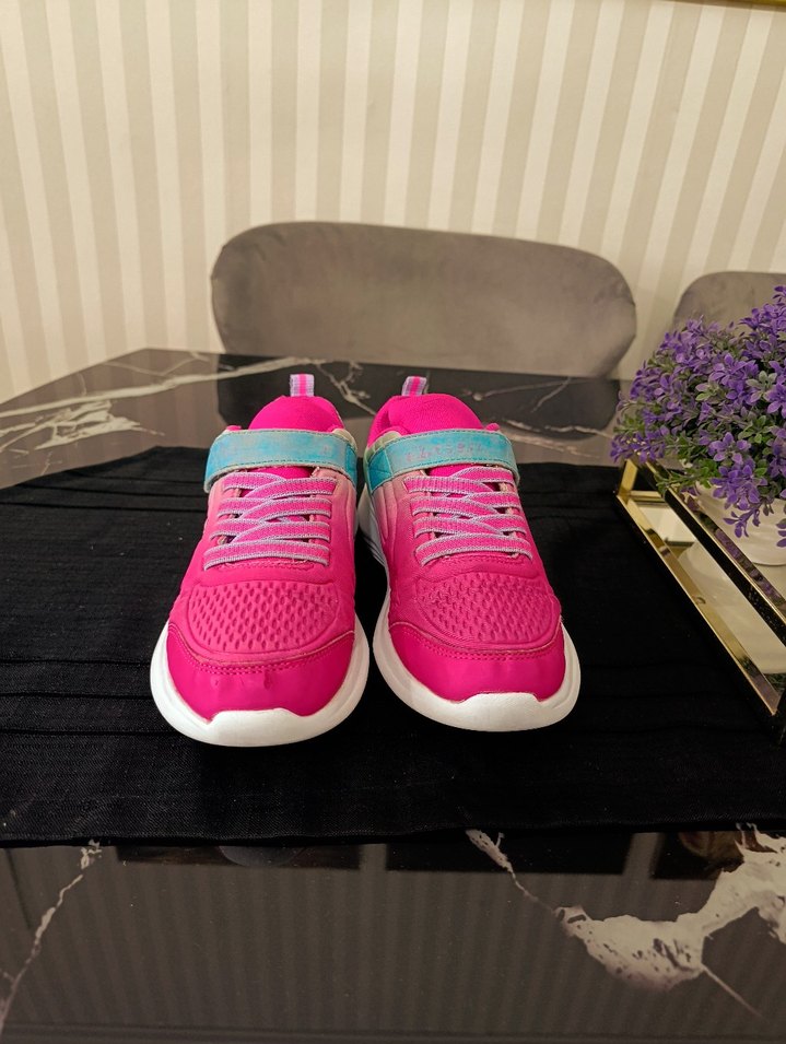 Kız Çocuk Çok Renkli Yılan Desenli Spor Ayakkabı - Görsel 5