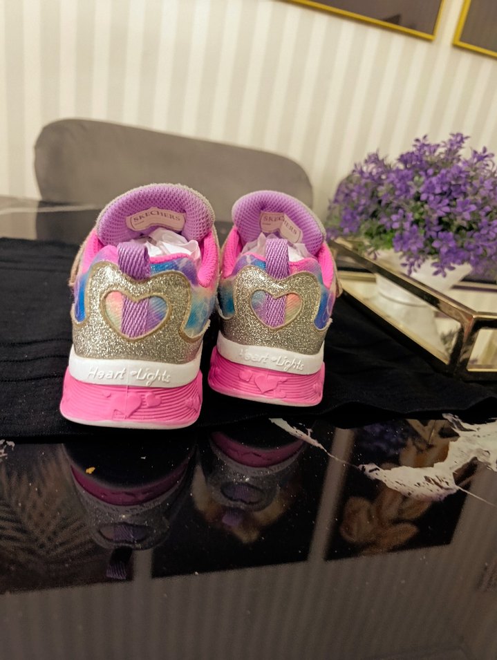 Kızlar için Renkli Payetli Bağcıksız Spor Ayakkabı - Görsel 4