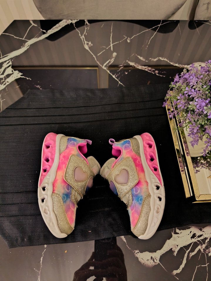 Kızlar için Renkli Payetli Bağcıksız Spor Ayakkabı - Görsel 5