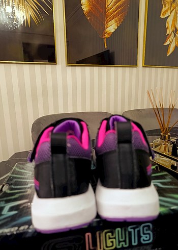 Mor Baskılı Kız Çocuk Spor Ayakkabı - Görsel 11