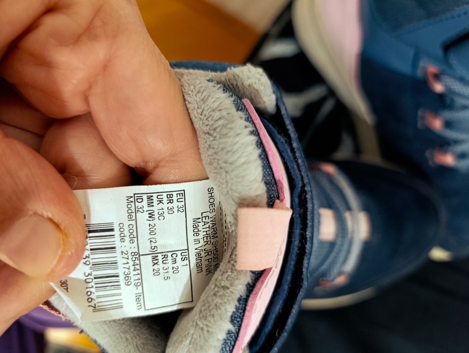 Koyu Lacivert Çocuk Kar Botu — görsel 17/20