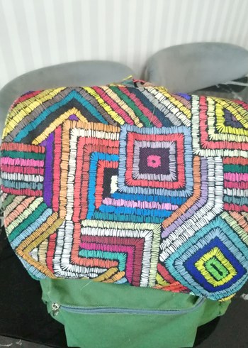 Accessorize Renkli Baskılı kız çocuk Sırt Çantası