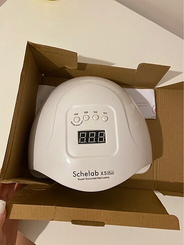 m Beden SCHELAB X5 PLUS LED UV IŞIK KALICI OJE PROTEZ KURUTUCU