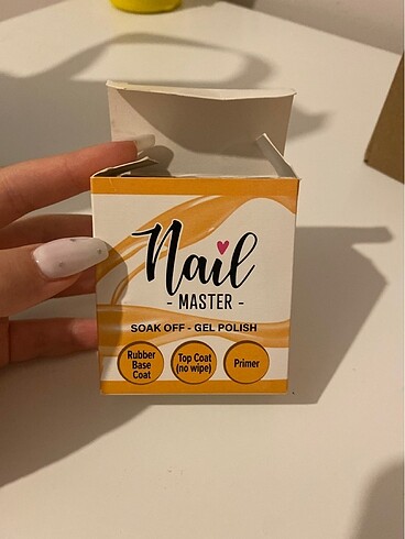 NAİL MASTER PRİMER/ RUBBER BASE /TOP COAT