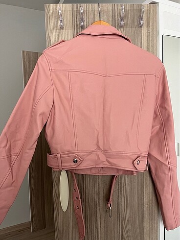 Bershka Bershka pembe deri ceket