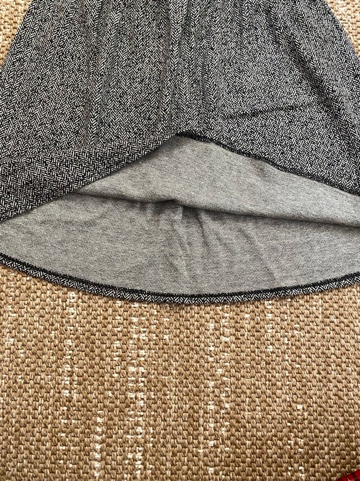 Gri Örgü Mini kışlık Etek - Görsel 3