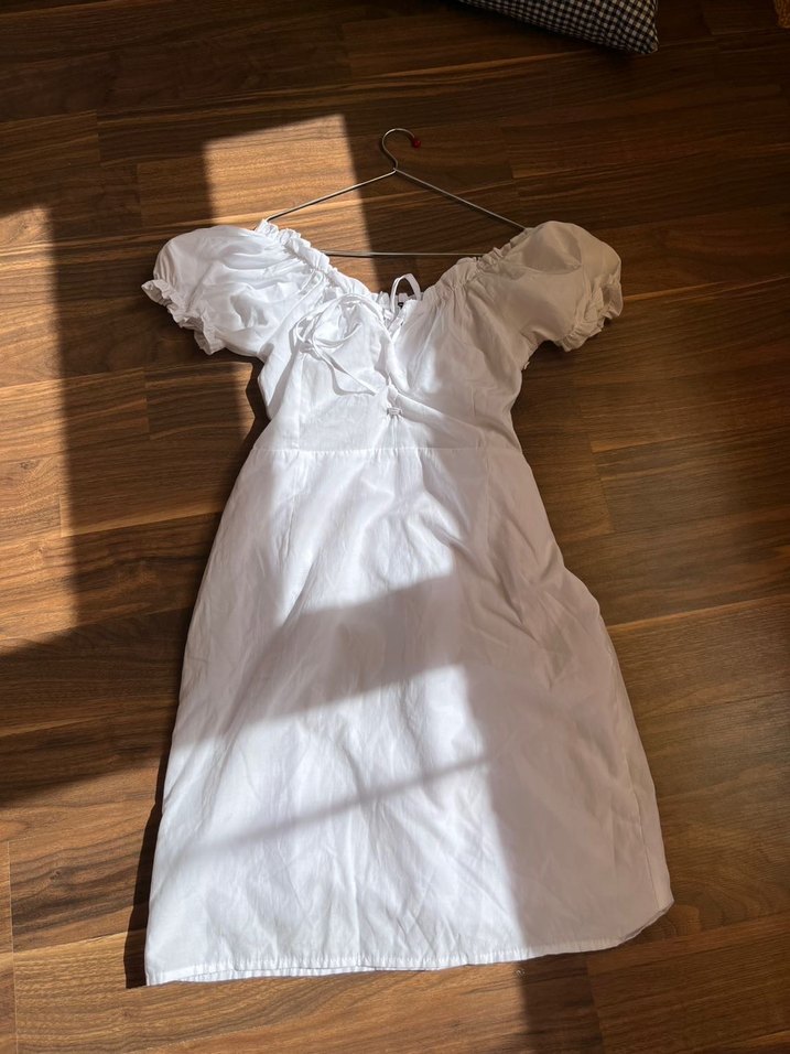 Beyaz fairycore y2k Elbise - Görsel 4