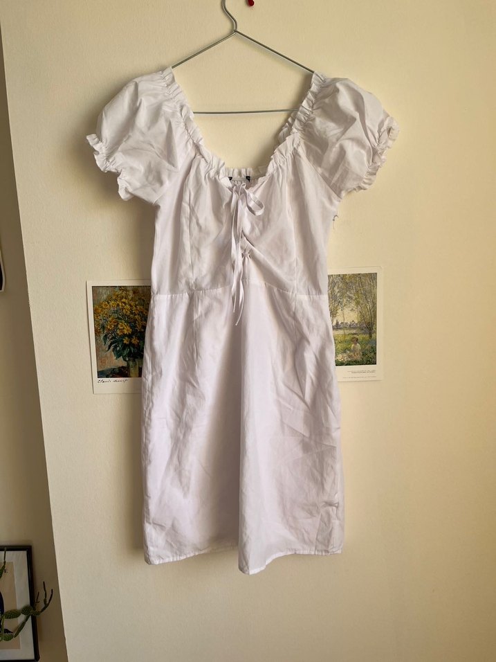 Beyaz fairycore y2k Elbise - Görsel 3