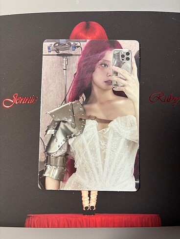 jennie blackpink ruby digipack photocard pc satış