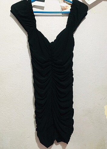Babydoll Siyah mini elbise 