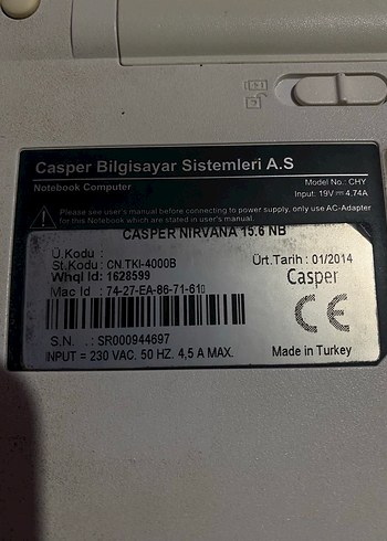 Casper nirvana 15.6 - Görsel 4