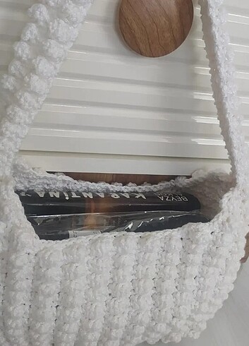 Beden Makrome çanta popcorn model