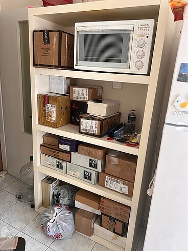 iKea açık modül raflı dolap/vitrin