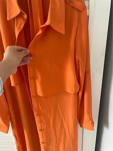 40 Beden turuncu Renk Tunik gömlek