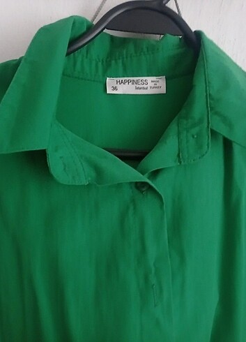 Oversize yeşil gömlek 