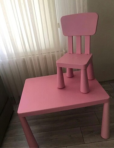 Beden pembe Renk Ikea mamut masa sandalye