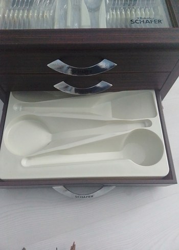 Schafer  3 katlı Ahşap sandık - Görsel 3