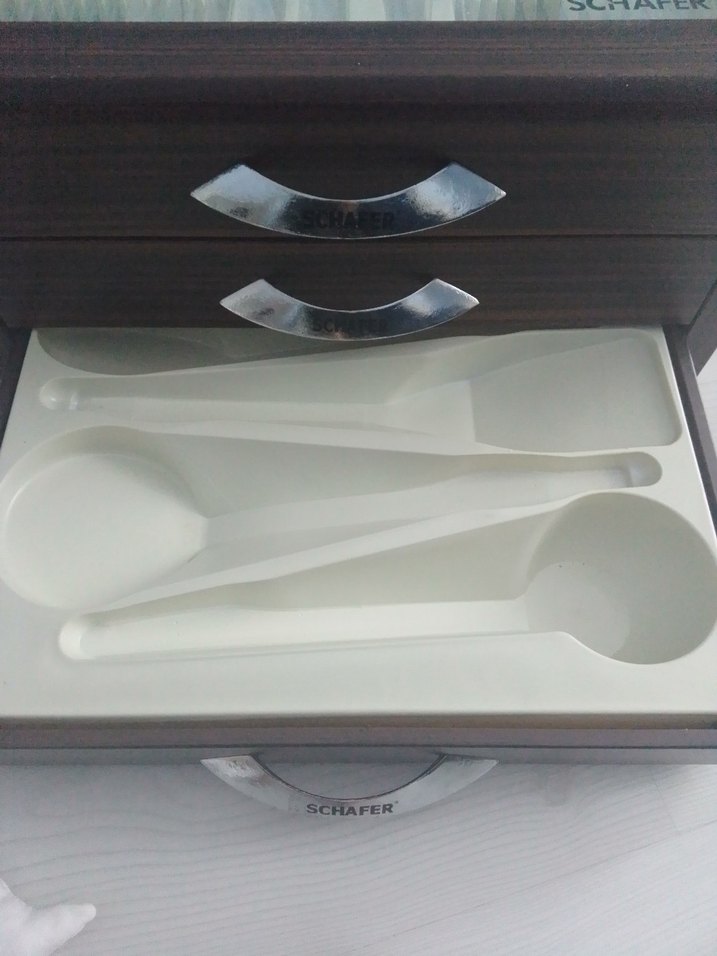 Schafer  3 katlı Ahşap sandık - Görsel 2