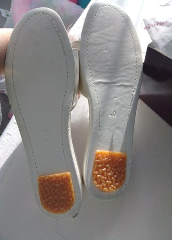 Beyaz Tüylü  gelin Terlik - Görsel 4