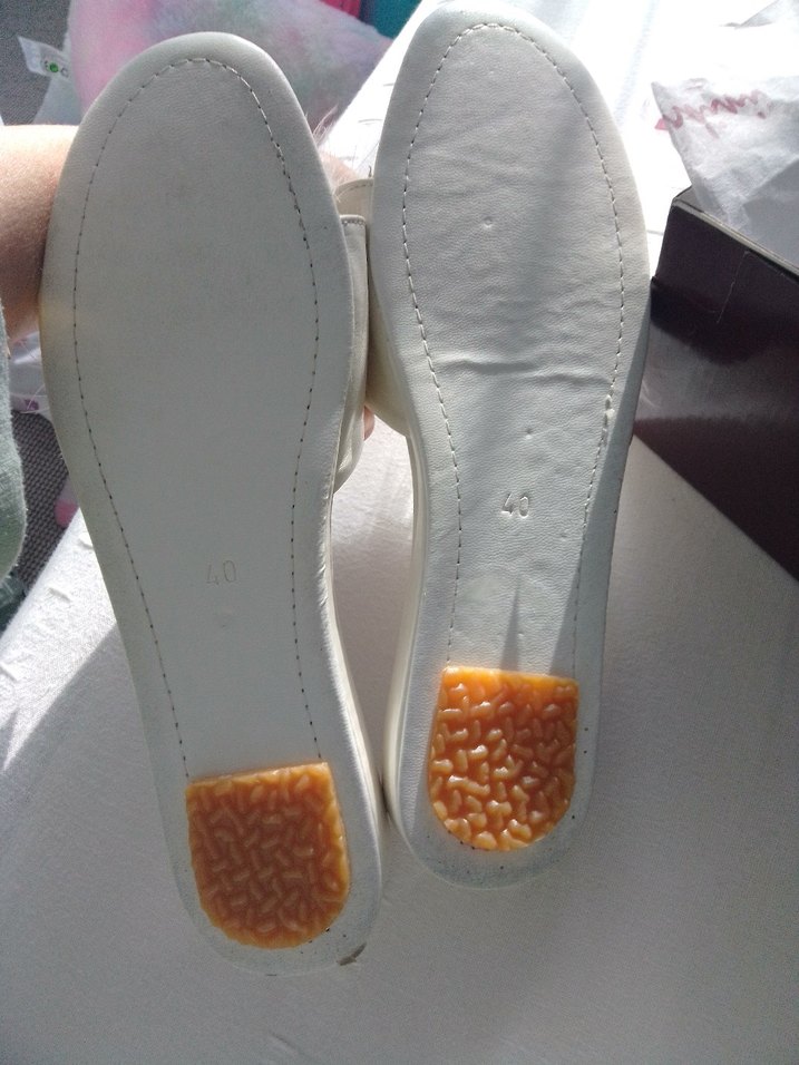 Beyaz Tüylü  gelin Terlik - Görsel 4