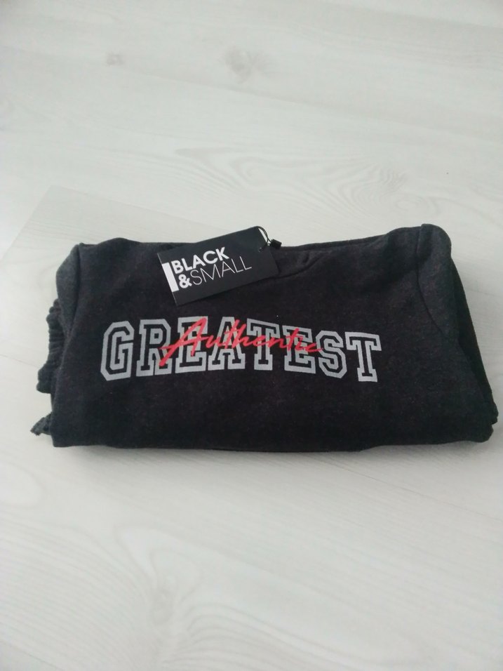 Gri Erkek Çocuk Kapüşonlu Sweatshirt ve Eşofman Takımı - Görsel 2