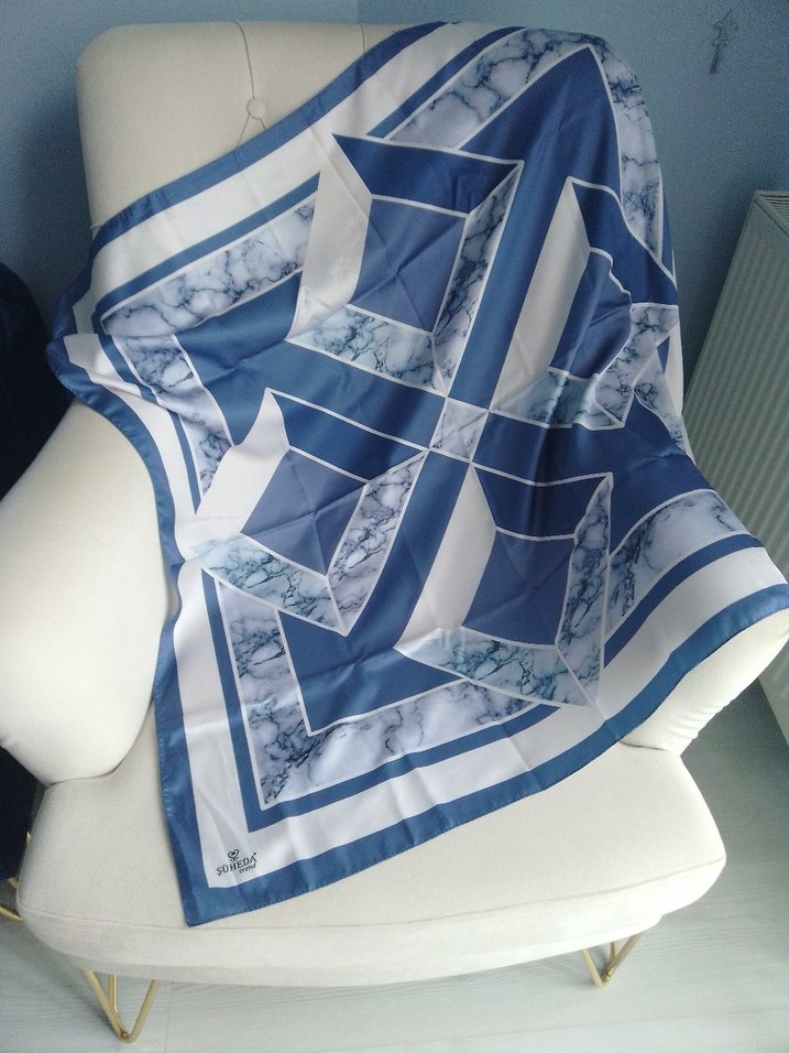 Renkli Modern Kadın İpek eşarplar - Görsel 4