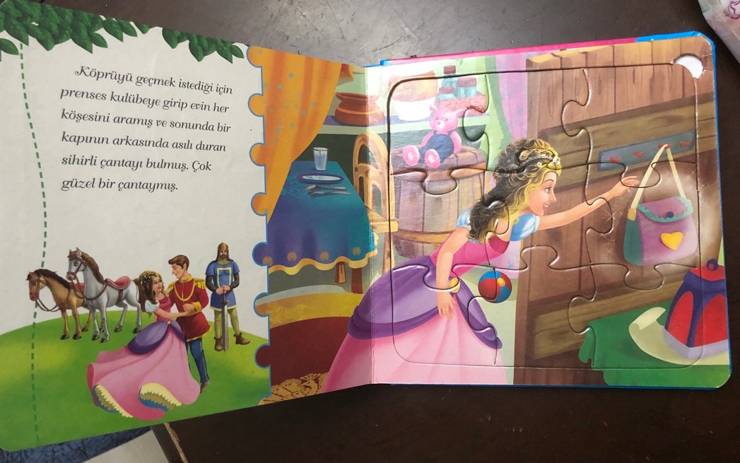 Prensesler Hikayeli Yapboz Eğlencesi - Görsel 2