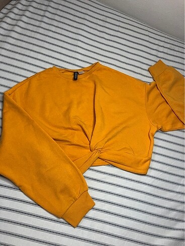 H&M sweatshirt sarı