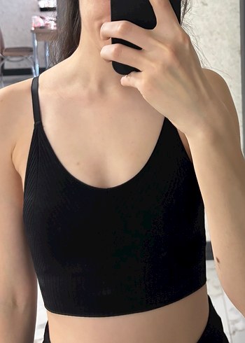 SİYAH SPOR SÜTYENİ - Görsel 5