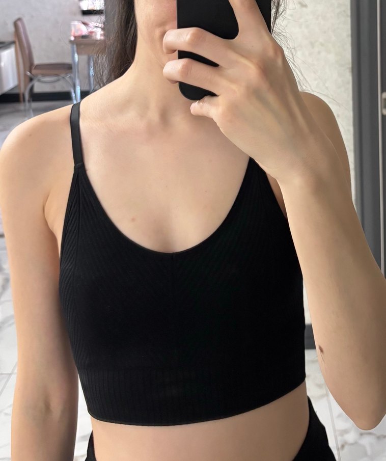 SİYAH SPOR SÜTYENİ - Görsel 5