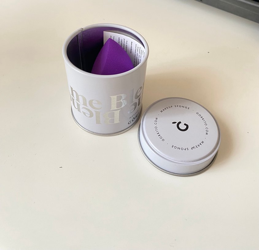 Görkito Lila Makyaj Süngeri - Görsel 3