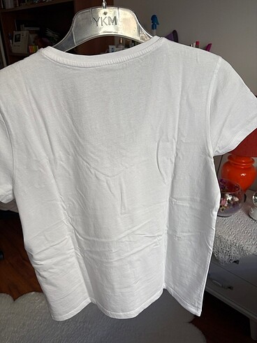 m Beden White and simple organik basic tshirt
