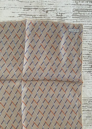 Armine belli ipek twil eşarp - Görsel 3