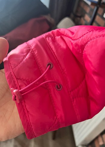 Pembe Fermuarlı Kadın Mont - Görsel 6