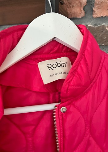 Pembe Fermuarlı Kadın Mont - Görsel 2