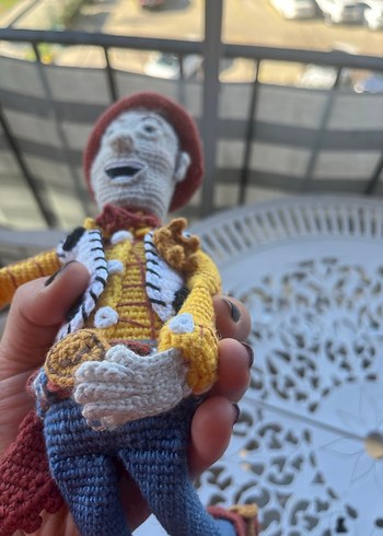 Renkli Kahverengi Örgü Origami Oyuncak - Görsel 7