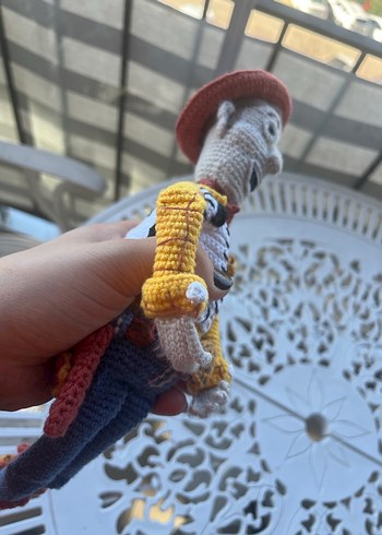 Renkli Kahverengi Örgü Origami Oyuncak - Görsel 8