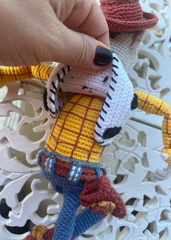 Renkli Kahverengi Örgü Origami Oyuncak - Görsel 4