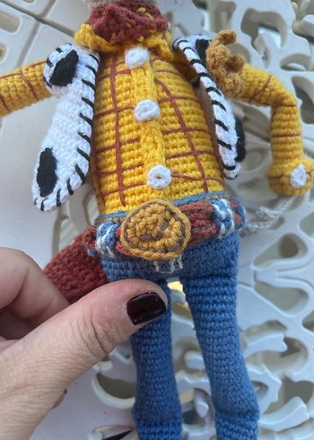 Renkli Kahverengi Örgü Origami Oyuncak - Görsel 2