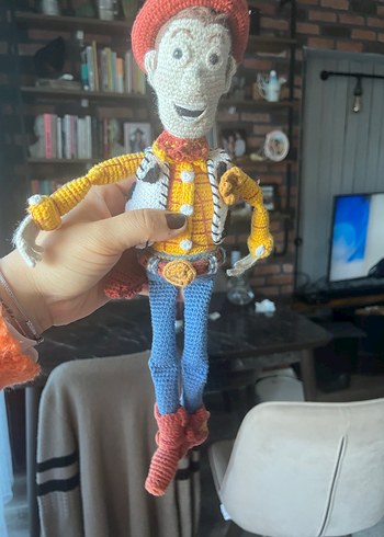 Renkli Kahverengi Örgü Origami Oyuncak - Görsel 9