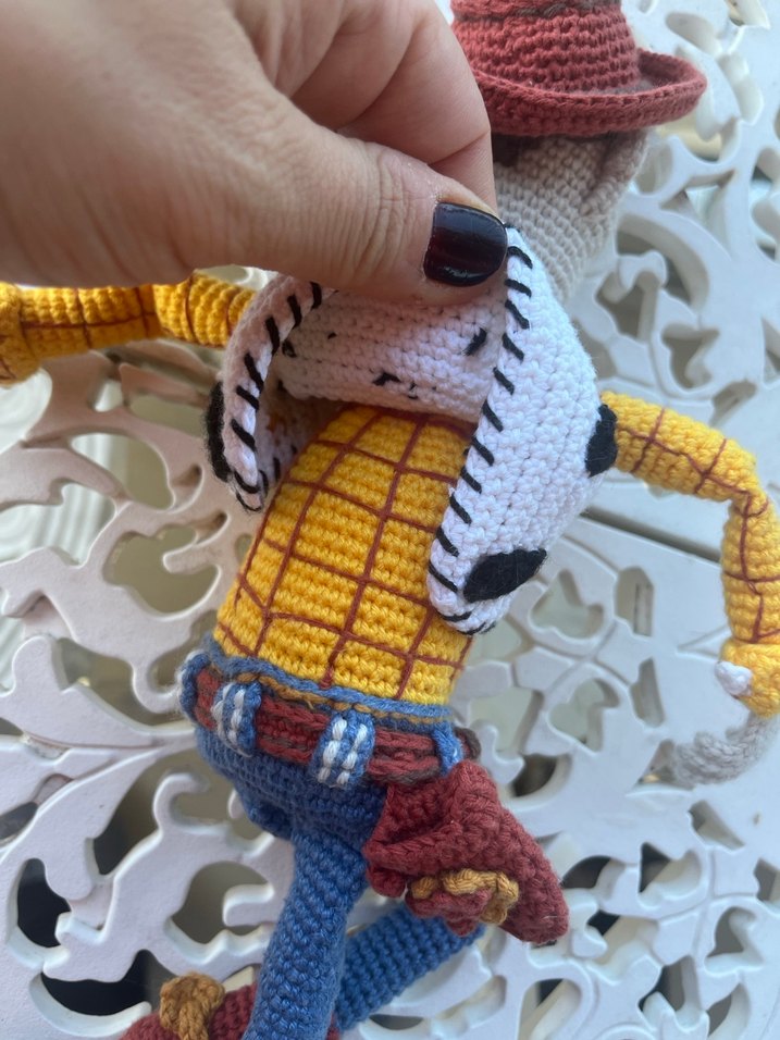 Renkli Kahverengi Örgü Origami Oyuncak - Görsel 4