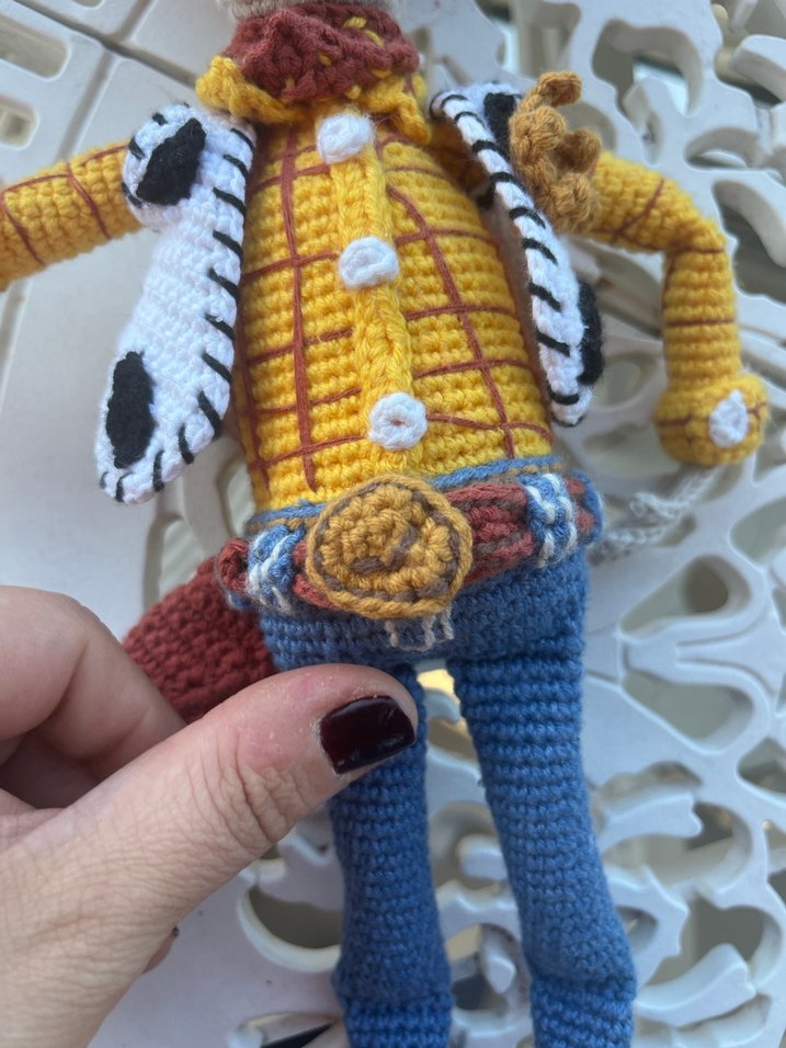 Renkli Kahverengi Örgü Origami Oyuncak - Görsel 2